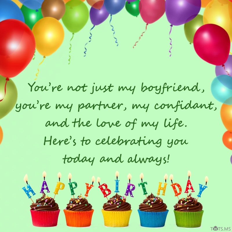 Cute Birthday Messages for Boyfriend