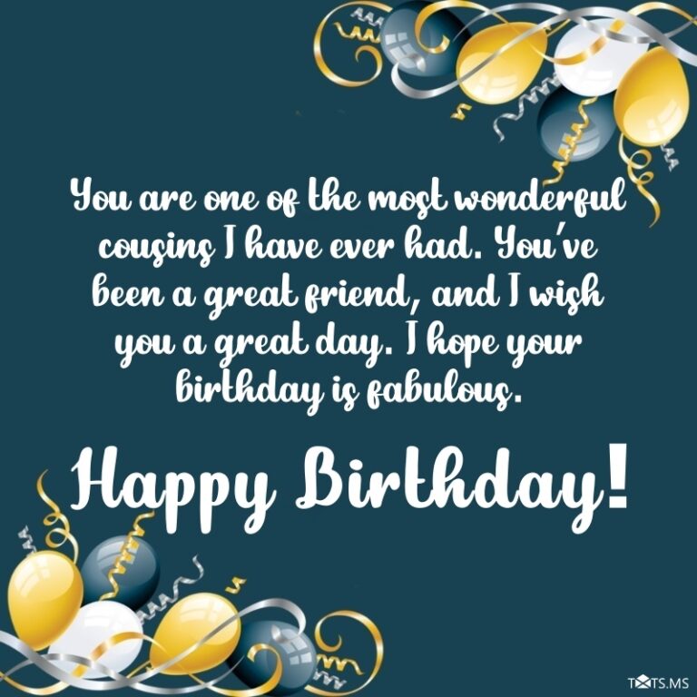 Birthday Wishes for Cousin Brother Txts.ms