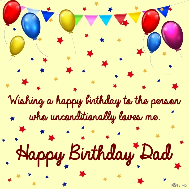 Short Birthday Wishes for Father