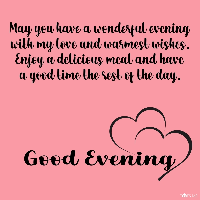 Good Evening Love Message