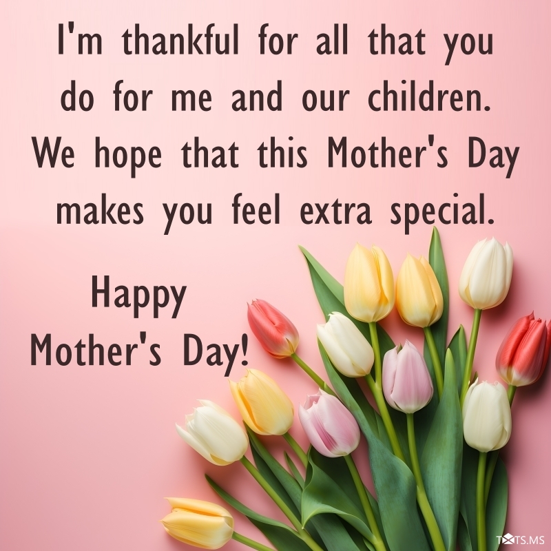 Mother's Day Messages for Your Wife
