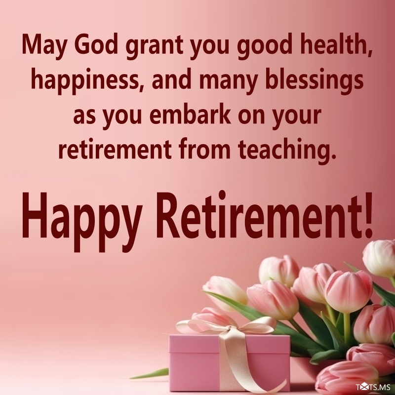 Retirement Wishes for Teacher